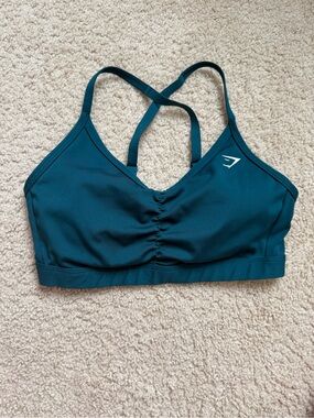 Gymshark Deep Teal Crisscross Sports Bra